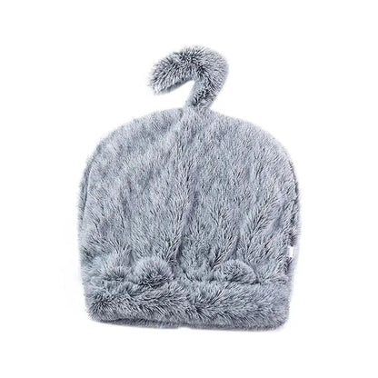 CozzyZoo | Cozy Plush Pet Hideaway Bed - Warm Winter Cat & Dog Sleeping Bag 🐶🐱 pets home