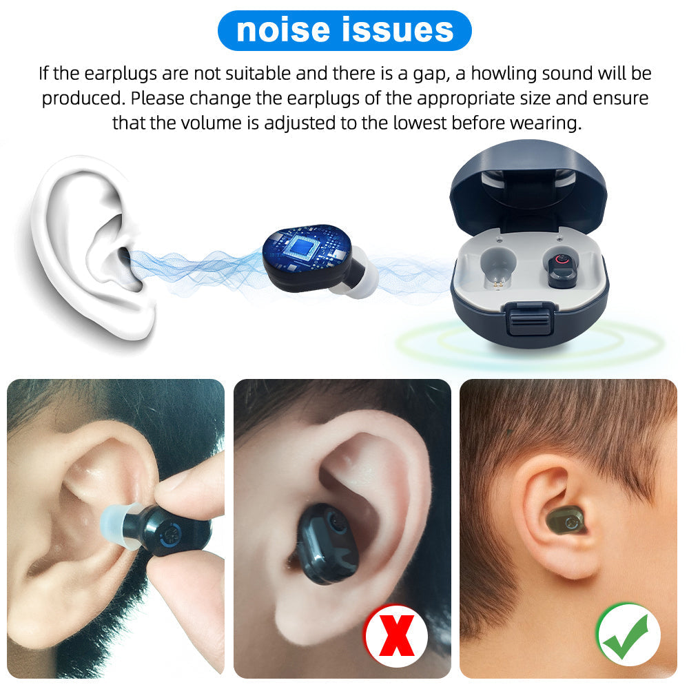 Rechargeable Digital Hearing Aid – Portable Sound Amplifier