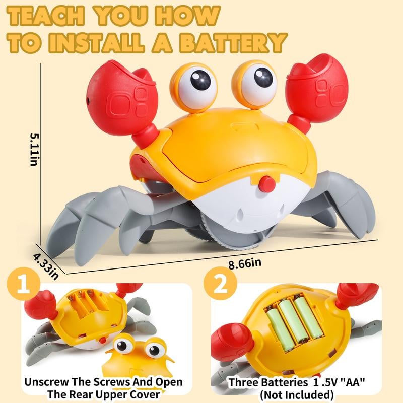 LOUKA™ Interactive Crawling Crab