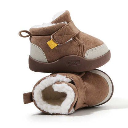 LOUKA™ Infant Winter Boots – Plush and Soft Sole Baby Snow Shoes