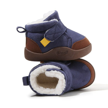 LOUKA™ Infant Winter Boots – Plush and Soft Sole Baby Snow Shoes