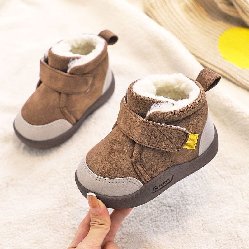 LOUKA™ Infant Winter Boots – Plush and Soft Sole Baby Snow Shoes