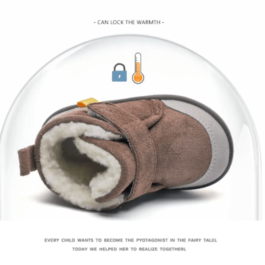 LOUKA™ Infant Winter Boots – Plush and Soft Sole Baby Snow Shoes