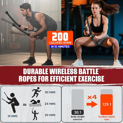 LOUKA™ Ropeless Battle Ropes