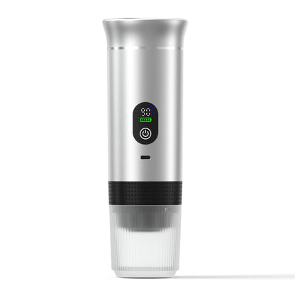 Portable Car Coffee Maker – 15-Bar Rechargeable Espresso Machine